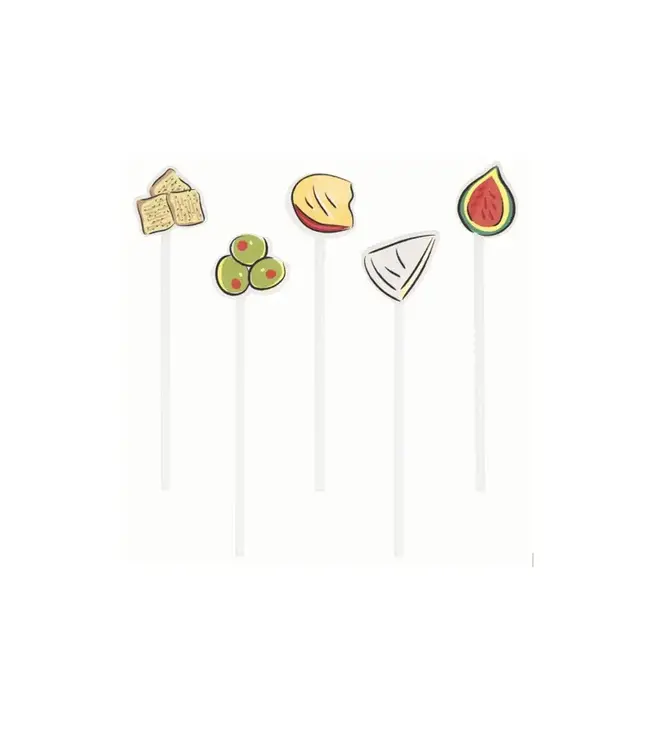 UNIQUE INDUSTRIES INC Wine Night Food Picks-20ct