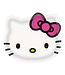 UNIQUE INDUSTRIES INC Hello Kitty-Shaped Paper Dinner Plates - 8 Ct.