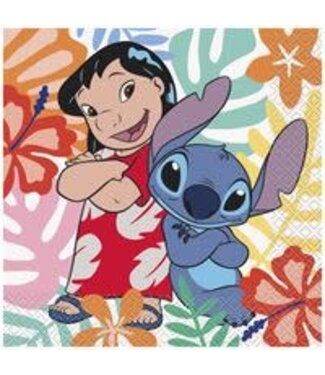 Unique Industries Lilo and Stitch Luncheon Napkins - 16 Count