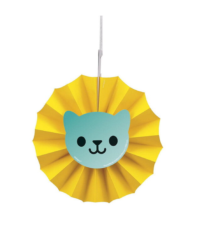 UNIQUE INDUSTRIES INC Gabby's Dollhouse Paper Fan Decorations Kit - 3ct3CT FANS GABBY'S DOLLHOUSE