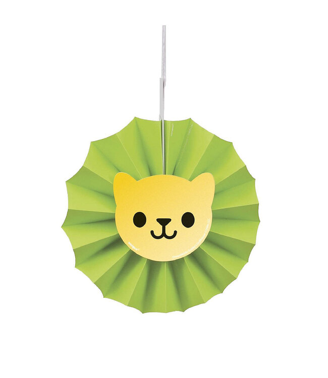 UNIQUE INDUSTRIES INC Gabby's Dollhouse Paper Fan Decorations Kit - 3ct3CT FANS GABBY'S DOLLHOUSE