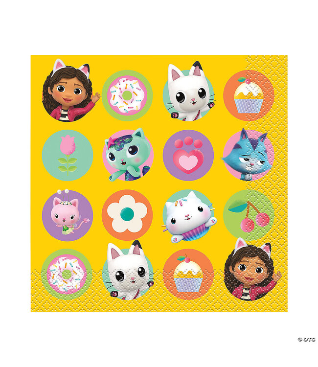 UNIQUE INDUSTRIES INC Gabby’s Dollhouse™ Party Luncheon Napkins - 16 Pc.