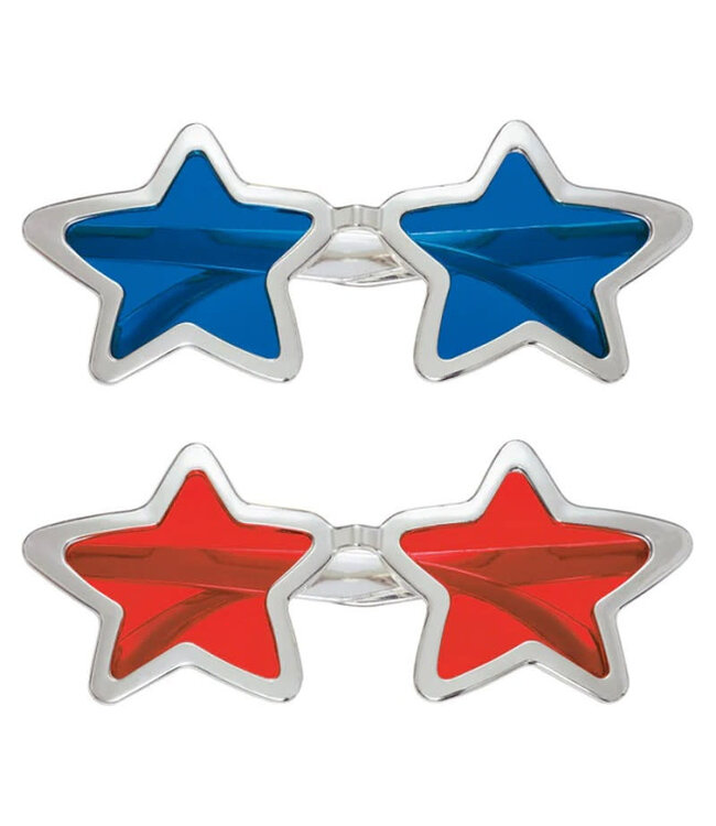 UNIQUE INDUSTRIES INC Star Novelty Glasses-2ct