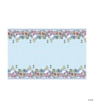 Unique Industries 54" x 84" Disney’s Alice in Wonderland Plastic Tablecloth