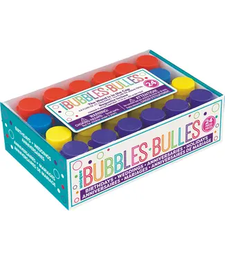 UNIQUE INDUSTRIES INC Party Bubbles, 6 oz, 24 Count
