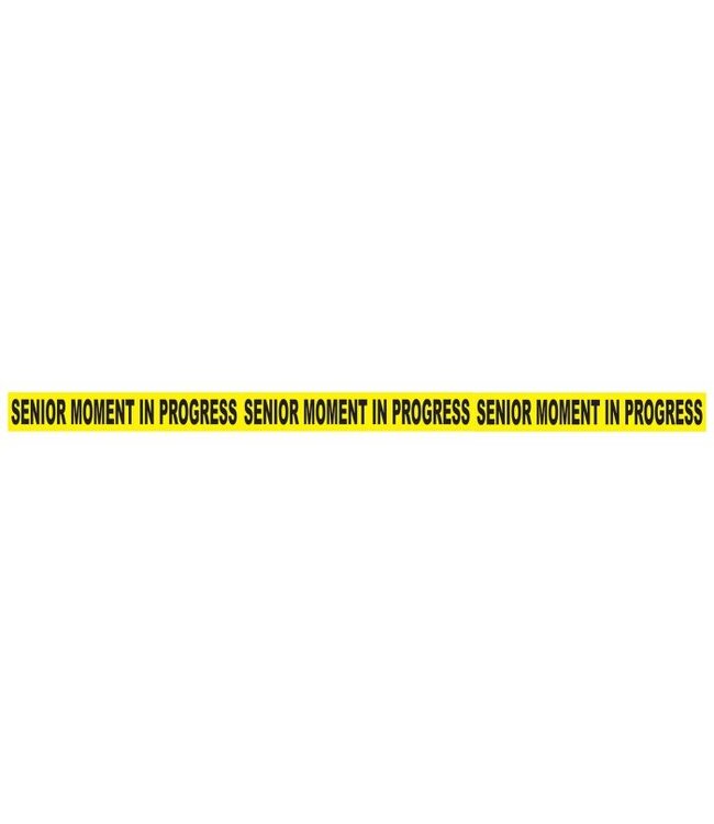 BEISTLE 20FT Senior Moment in Progress Party Tape