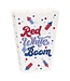 UNIQUE INDUSTRIES INC Patriotic Popcorn Boxes 10ct