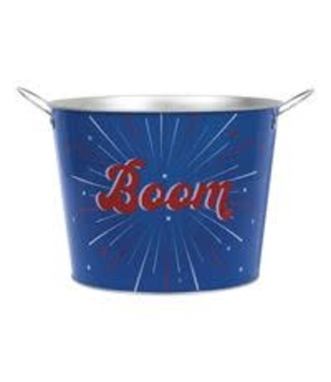 UNIQUE INDUSTRIES INC Patriotic Metal Tub