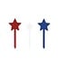 UNIQUE INDUSTRIES INC 12CT PICKS STARS PATRIOTIC