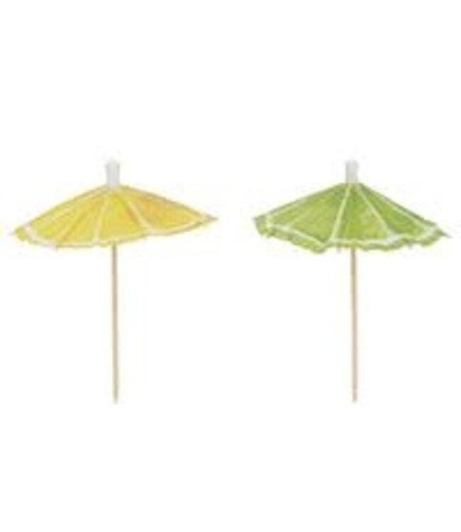 UNIQUE INDUSTRIES INC Citrus Fruit Parasol Picks-50ct