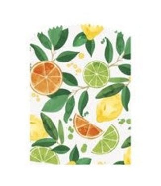 UNIQUE INDUSTRIES INC Citrus Fruit Paper Treat Bags with Stickers (6pk)