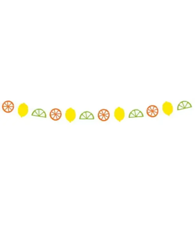 UNIQUE INDUSTRIES INC Paper Fruit Garland-6ft