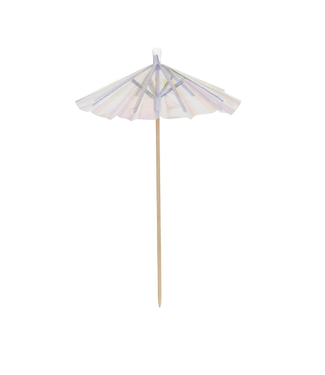 UNIQUE INDUSTRIES INC Iridescent Drink Umbrellas-25ct