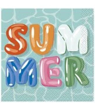Unique Industries Summer Fun Beverage Napkins-16ct