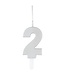UNIQUE INDUSTRIES INC Sparkler Topped Number Candle