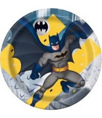 UNIQUE INDUSTRIES INC Batman™ Party Paper Dinner Plates - 8 Ct
