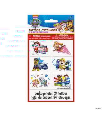 Unique Industries Paw Patrol™ Temporary Tattoos - 24 Pc.