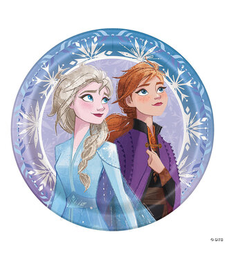 UNIQUE INDUSTRIES INC Disney’s Frozen II Elsa & Anna Paper Dinner Plates - 8 Ct