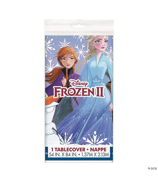 UNIQUE INDUSTRIES INC 54" x 84" Disney’s Frozen II Snowflake Plastic Tablecloth