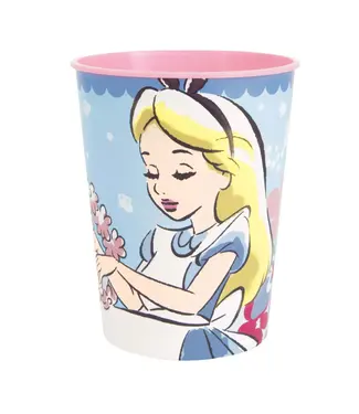 UNIQUE INDUSTRIES INC Alice in Wonderland Birthday Pink Party Favour Cup, 16 Oz