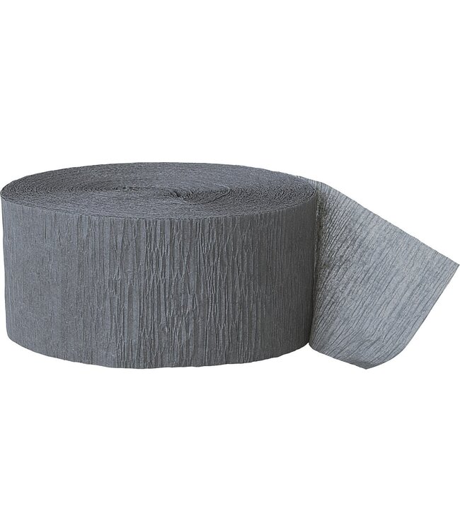UNIQUE INDUSTRIES INC Streamers Grey 81 ft