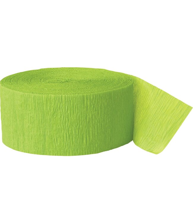 UNIQUE INDUSTRIES INC Streamers Lime Green 81 ft