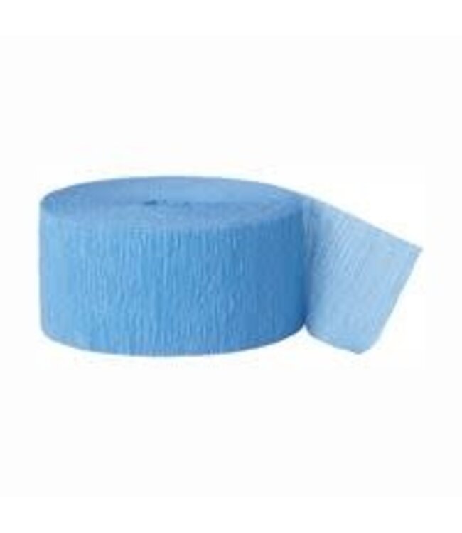 UNIQUE INDUSTRIES INC Streamers Baby Blue 81 ft