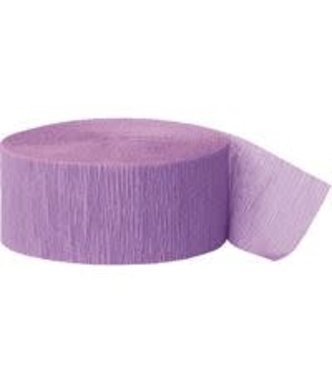 UNIQUE INDUSTRIES INC Streamers Lavender 81 ft