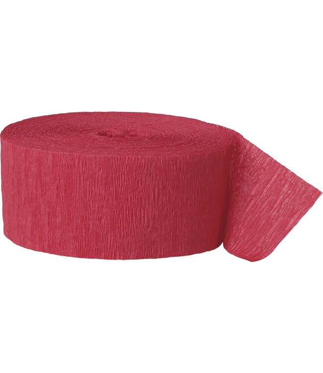 UNIQUE INDUSTRIES INC Streamers Red 81 ft