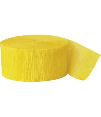 UNIQUE INDUSTRIES INC Streamers Yellow 81 ft