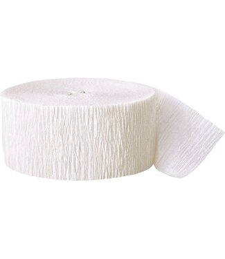 UNIQUE INDUSTRIES INC Streamers White 81 ft