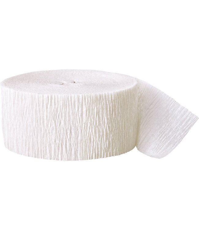 UNIQUE INDUSTRIES INC Streamers White 81 ft