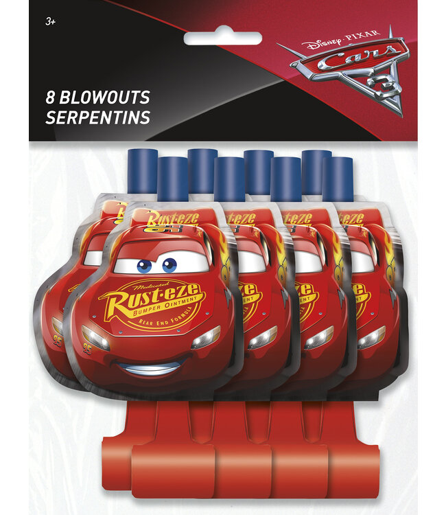 UNIQUE INDUSTRIES INC Disney Cars 3 Movie Blowouts 8ct