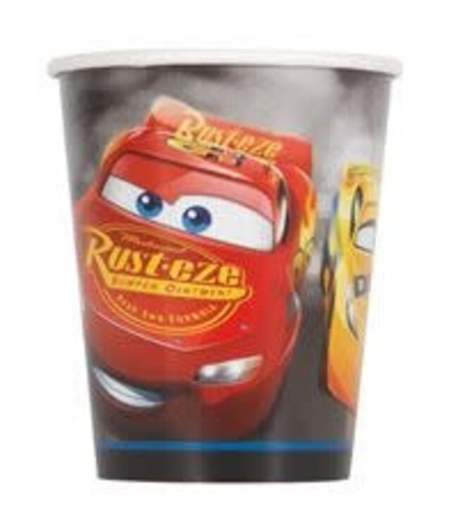 UNIQUE INDUSTRIES INC Disney Cars 3 Movie Paper Cups -8ct