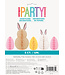 UNIQUE INDUSTRIES INC Honeycomb Bunny and Egg Centerpiece Decoration-5ct