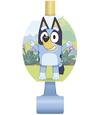 UNIQUE INDUSTRIES INC Bluey Party Blowouts - 8 Pc.