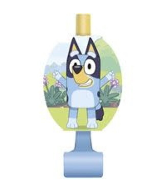 UNIQUE INDUSTRIES INC Bluey Party Blowouts - 8 Count