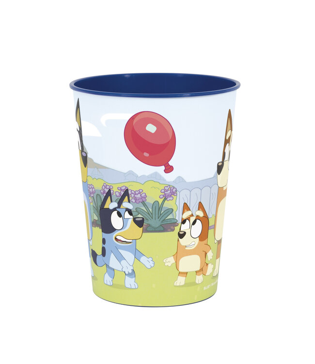 UNIQUE INDUSTRIES INC 4 1/2" 16 oz. Bluey Party Reusable Plastic Favor Tumbler