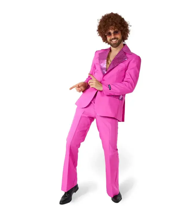 OPPO SUITS Suitmeister Disco Suit Pink