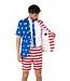 OPPO SUITS Suitmeister Summer Suit USA Flag