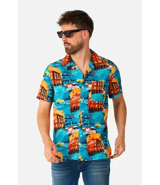 OPPO SUITS Short Sleeve Button Down Shirt IT-Pennywise