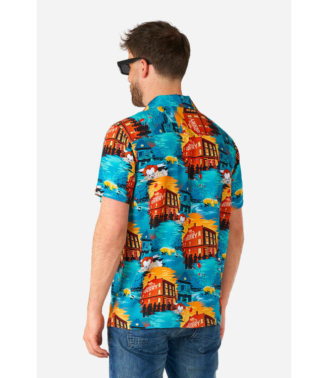 OPPO SUITS Short Sleeve Button Down Shirt IT-Pennywise
