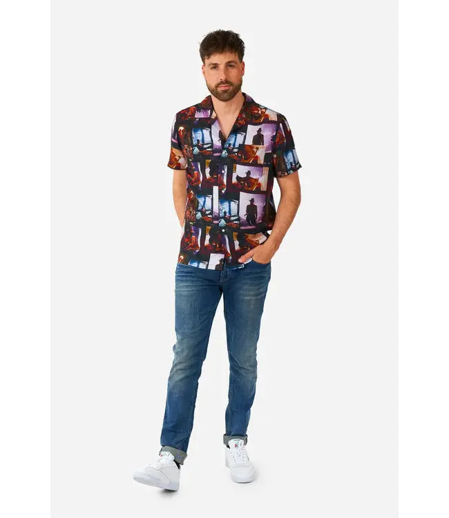 OPPO SUITS Short Sleeve Button Down Shirt A Nightmare on Elm Street