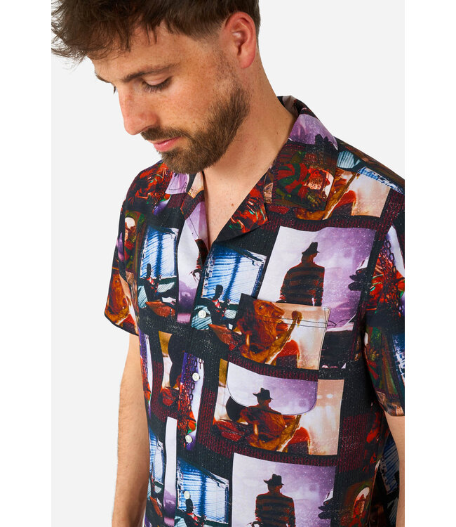 OPPO SUITS Short Sleeve Button Down Shirt A Nightmare on Elm Street