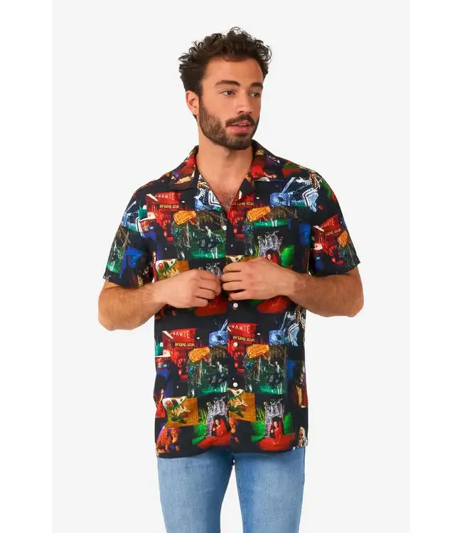 OPPO SUITS Short Sleeve Button Down Shirt Beetlejuice