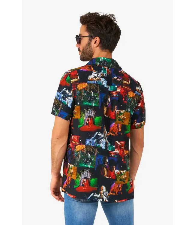 OPPO SUITS Short Sleeve Button Down Shirt Beetlejuice