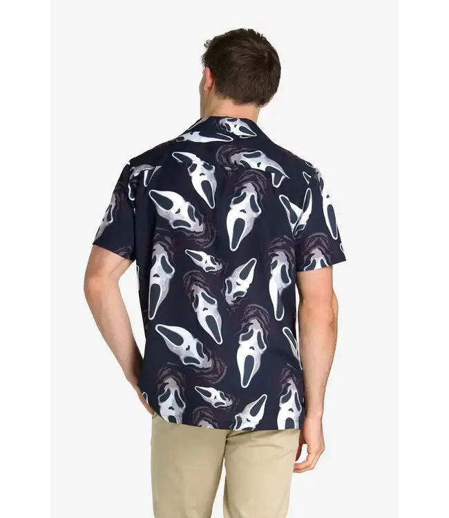 OPPO SUITS Short Sleeve Button Down Shirt Ghostface