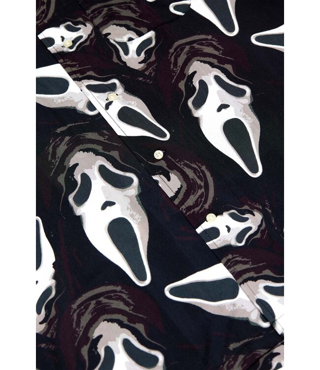 OPPO SUITS Short Sleeve Button Down Shirt Ghostface