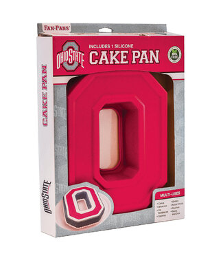 MASTERPIECES Ohio State Buckeyes Silicone Cake Pan