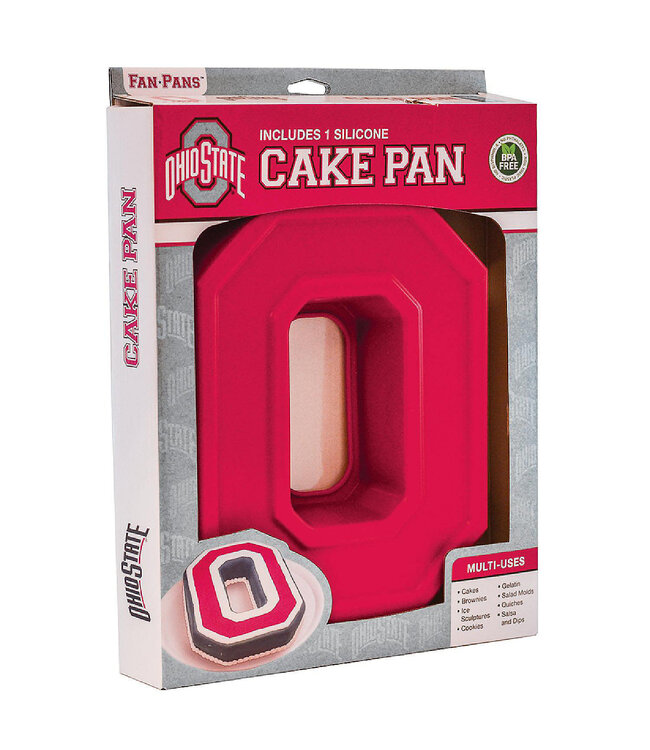 MASTERPIECES Ohio State Buckeyes Silicone Cake Pan